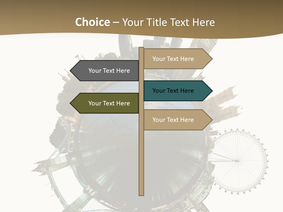 Parliament Hemisphere Sky PowerPoint Template