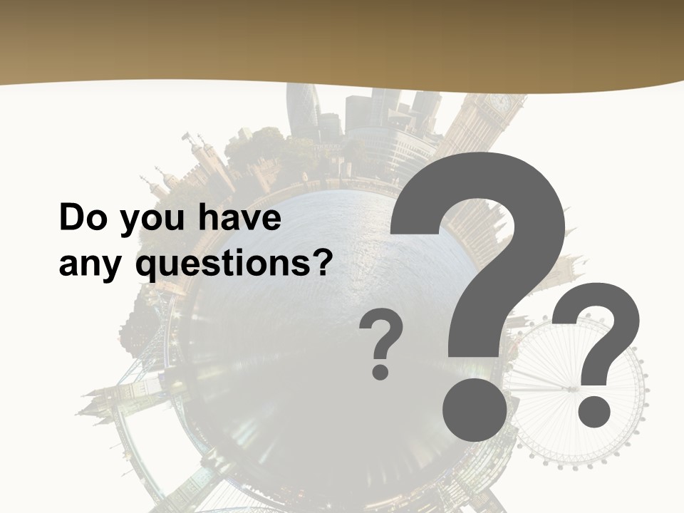 Parliament Hemisphere Sky PowerPoint Template