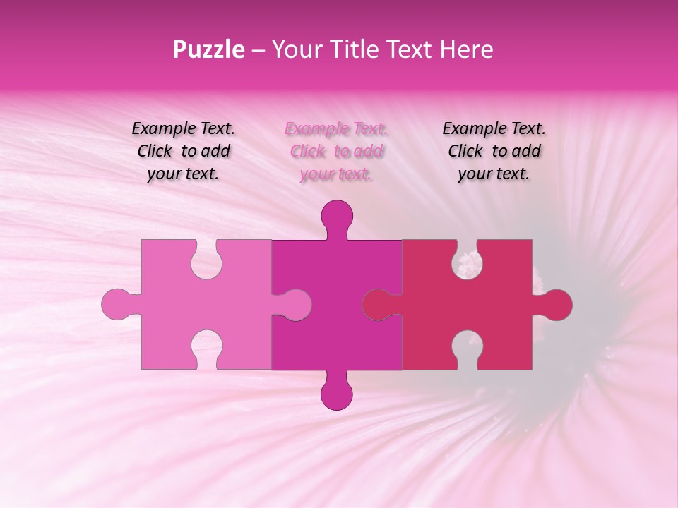 Regal Mallow Flower Nature PowerPoint Template