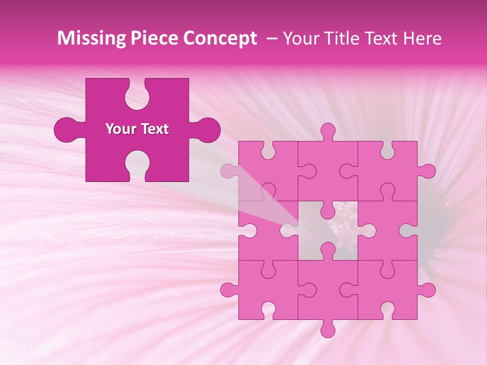 Regal Mallow Flower Nature PowerPoint Template