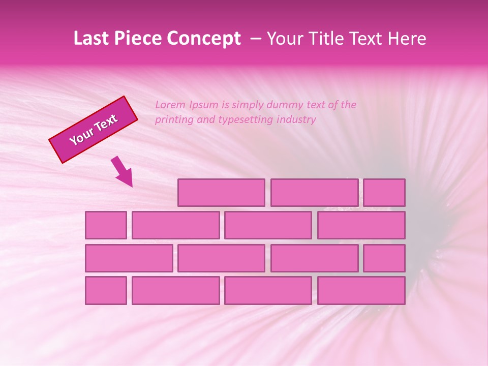 Regal Mallow Flower Nature PowerPoint Template