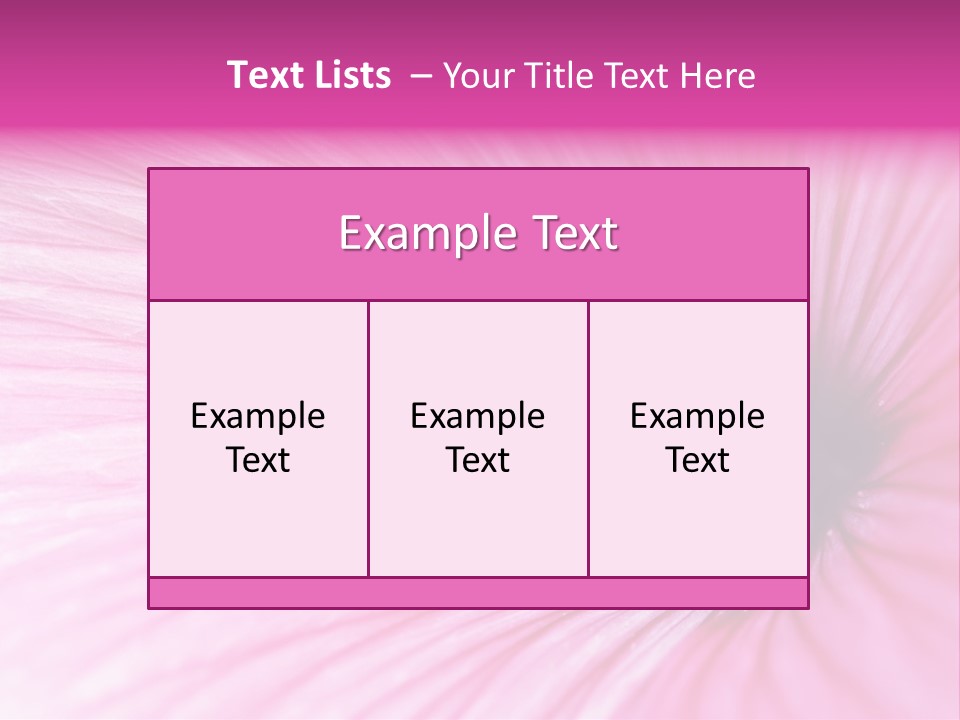 Regal Mallow Flower Nature PowerPoint Template