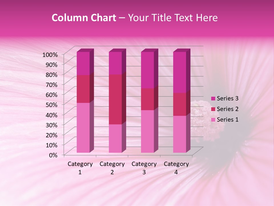 Regal Mallow Flower Nature PowerPoint Template