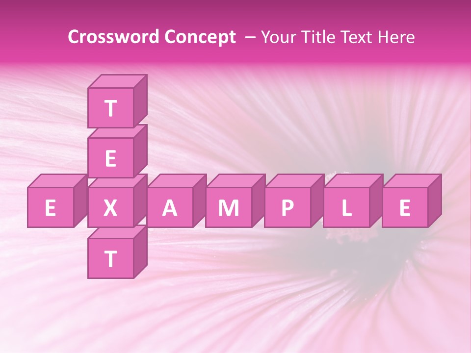 Regal Mallow Flower Nature PowerPoint Template