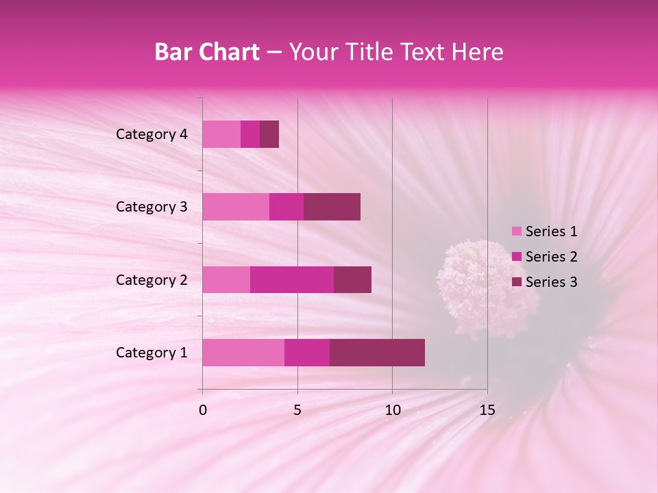 Regal Mallow Flower Nature PowerPoint Template