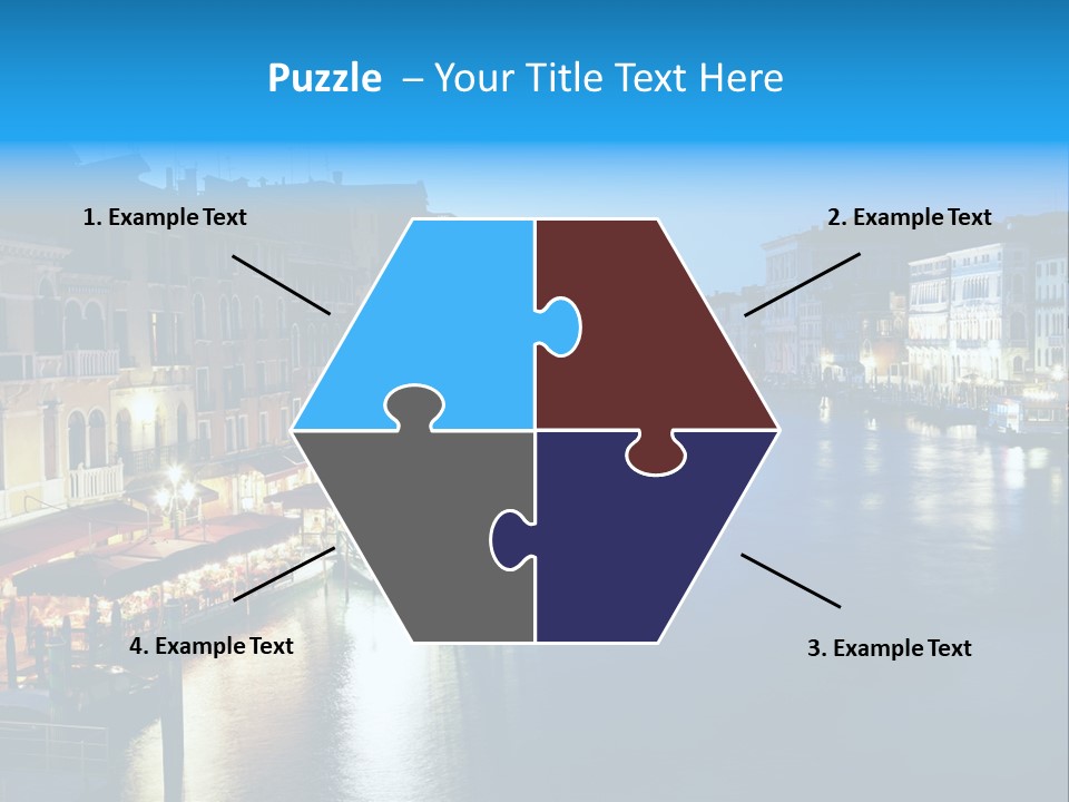 Light Cityscape Venetian PowerPoint Template