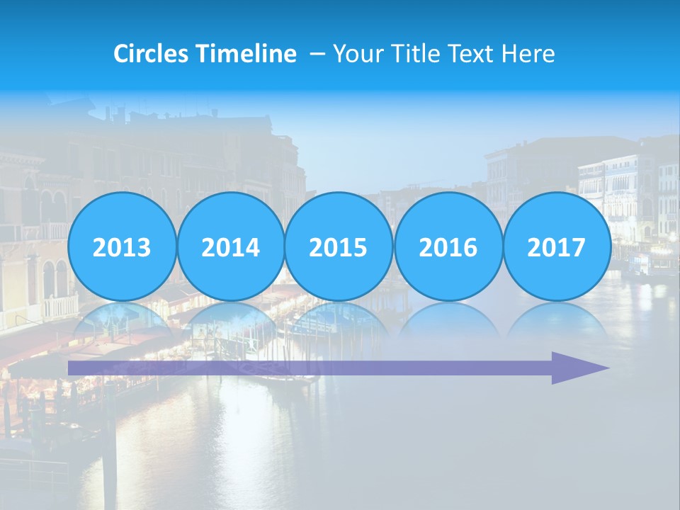 Light Cityscape Venetian PowerPoint Template