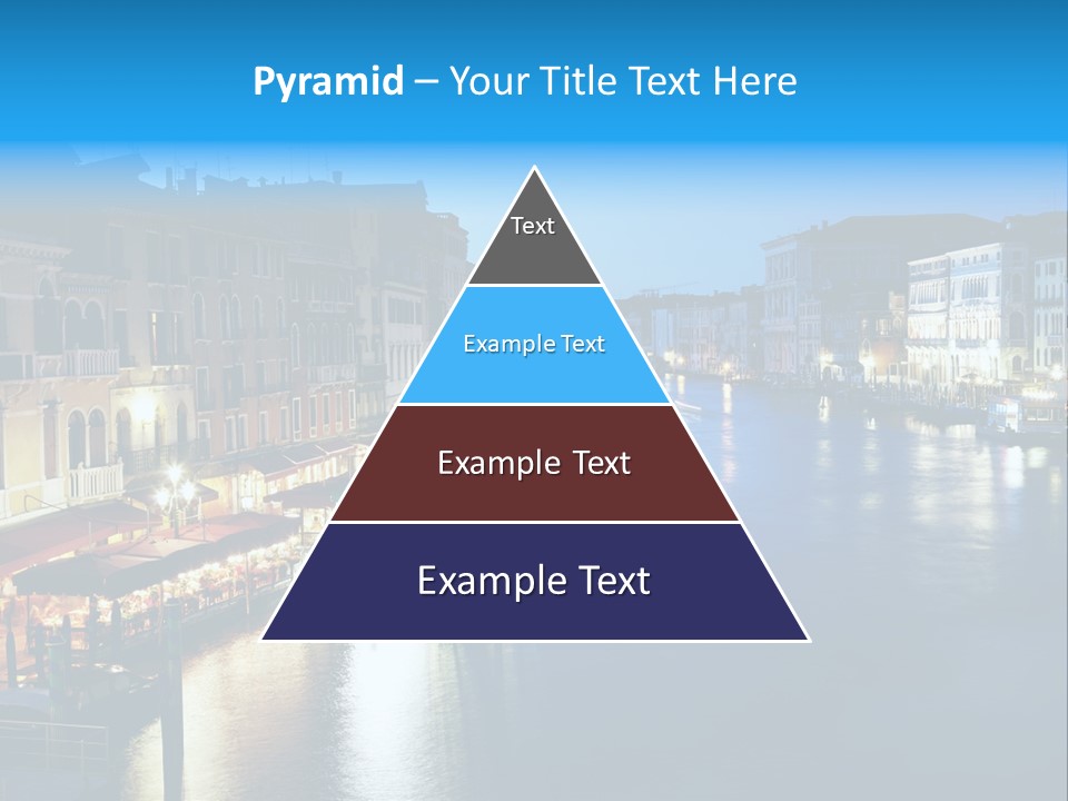 Light Cityscape Venetian PowerPoint Template
