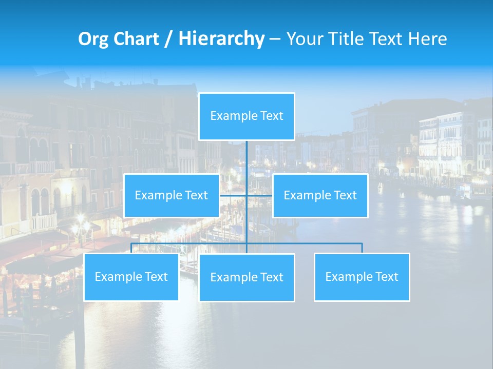 Light Cityscape Venetian PowerPoint Template