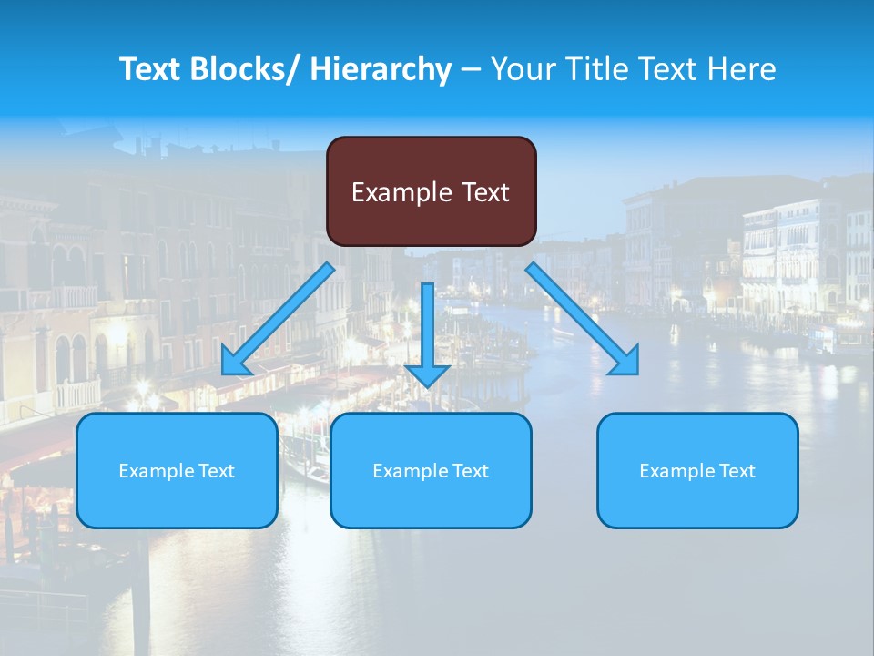 Light Cityscape Venetian PowerPoint Template