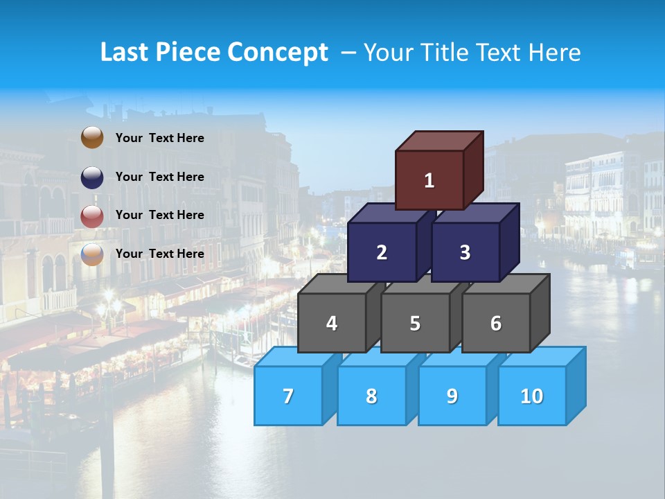 Light Cityscape Venetian PowerPoint Template