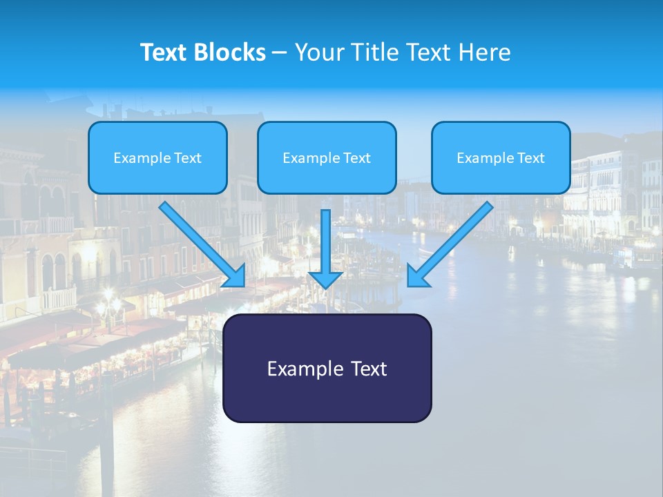 Light Cityscape Venetian PowerPoint Template