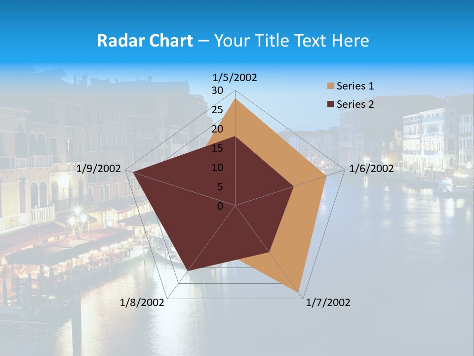 Light Cityscape Venetian PowerPoint Template