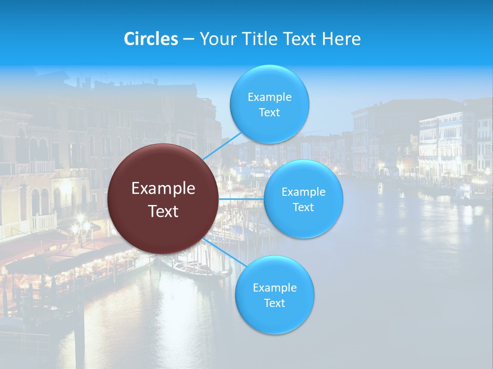 Light Cityscape Venetian PowerPoint Template