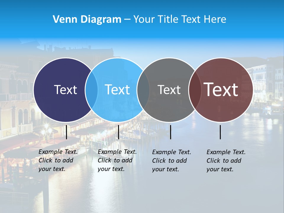 Light Cityscape Venetian PowerPoint Template