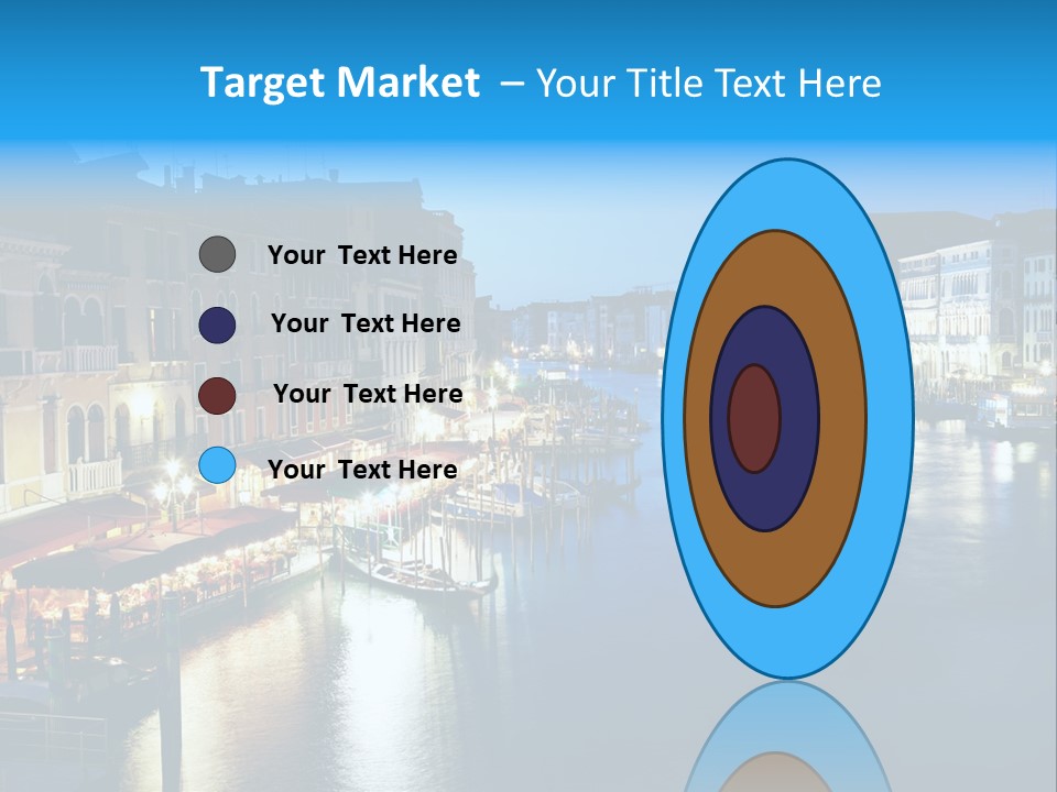 Light Cityscape Venetian PowerPoint Template