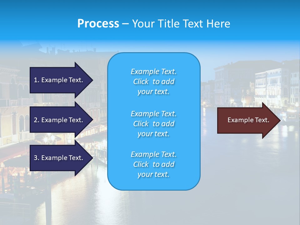 Light Cityscape Venetian PowerPoint Template