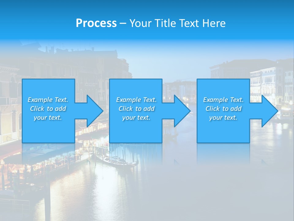 Light Cityscape Venetian PowerPoint Template