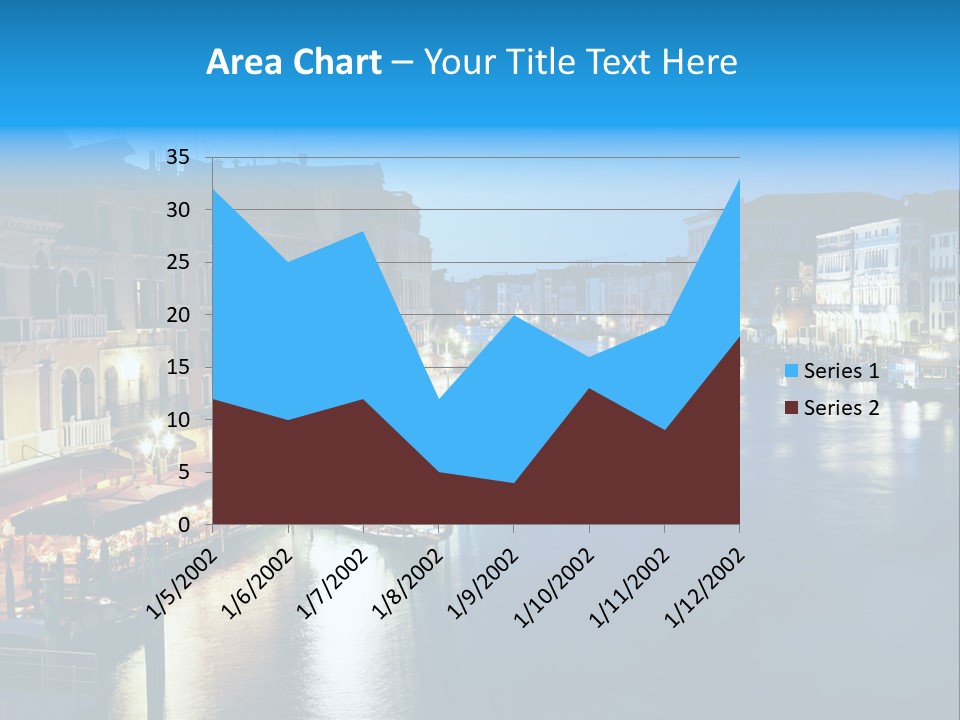 Light Cityscape Venetian PowerPoint Template