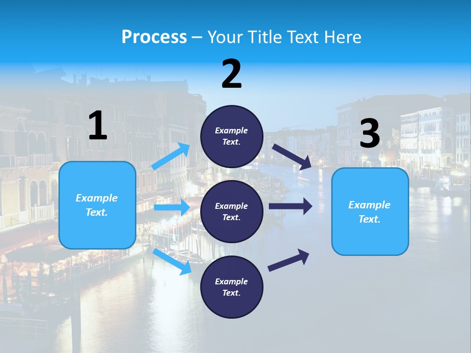 Light Cityscape Venetian PowerPoint Template