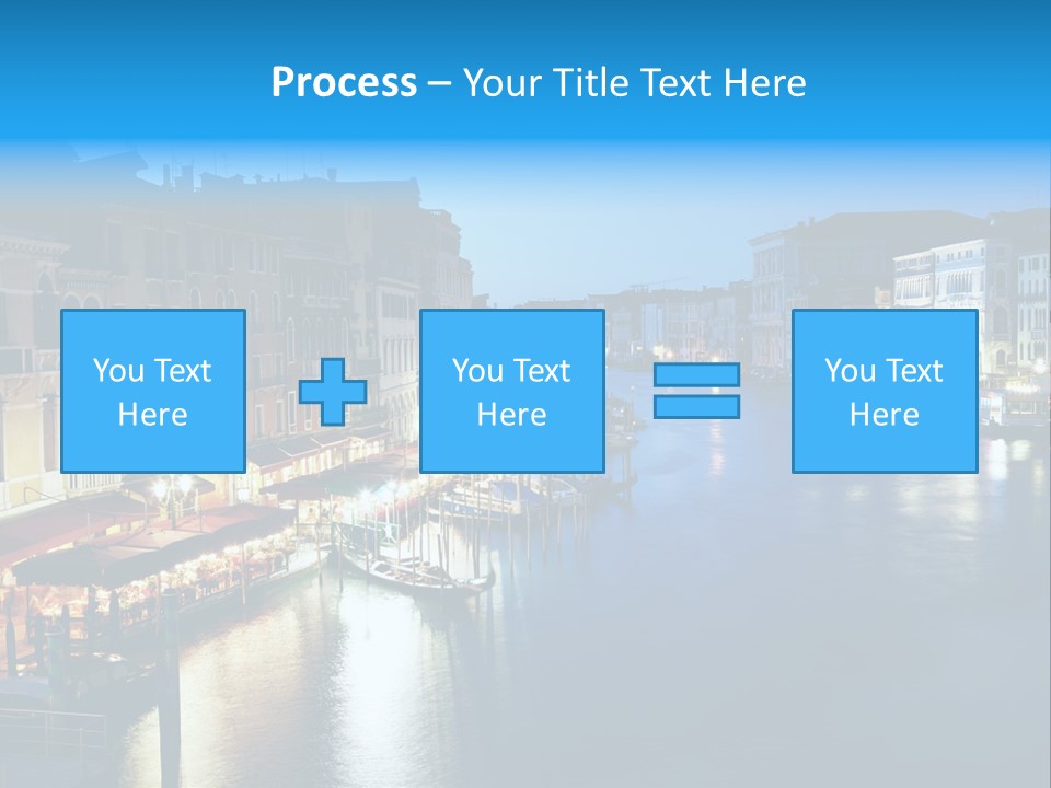 Light Cityscape Venetian PowerPoint Template