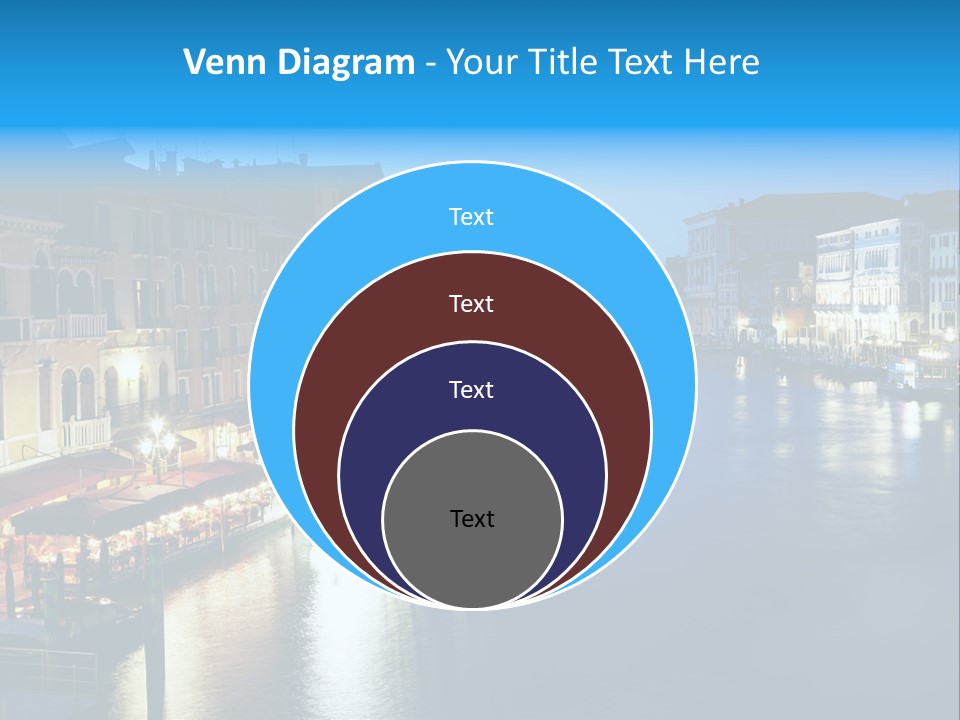 Light Cityscape Venetian PowerPoint Template