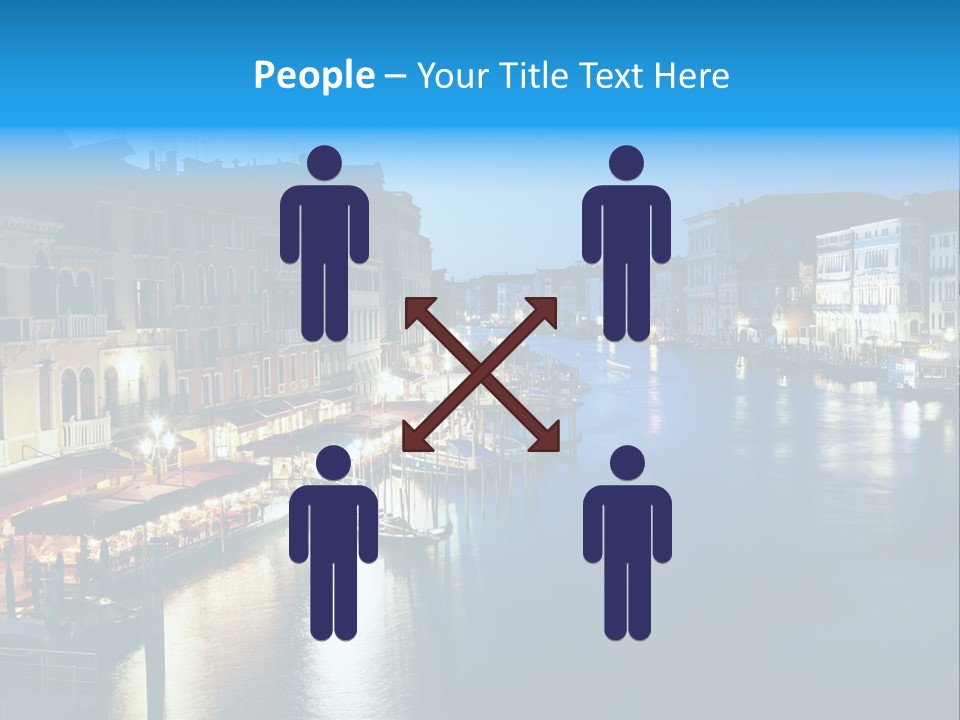 Light Cityscape Venetian PowerPoint Template