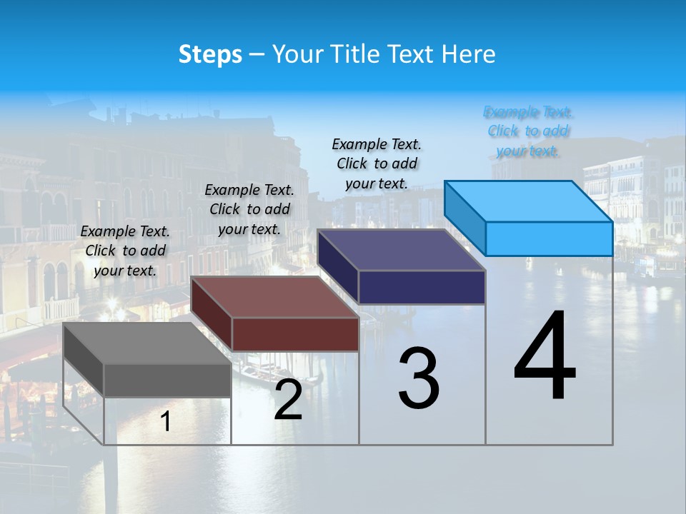 Light Cityscape Venetian PowerPoint Template