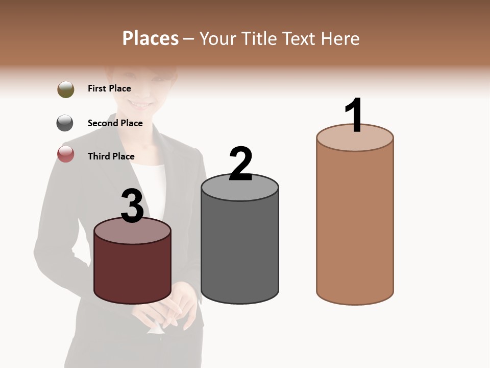 Attractive Suit Assistant PowerPoint Template