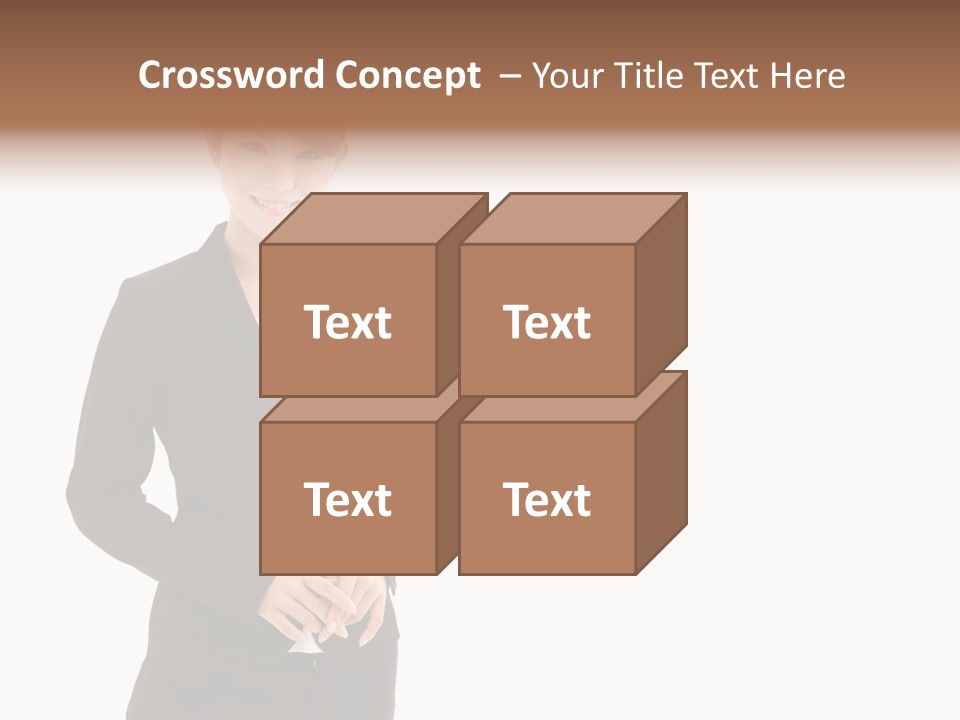 Attractive Suit Assistant PowerPoint Template