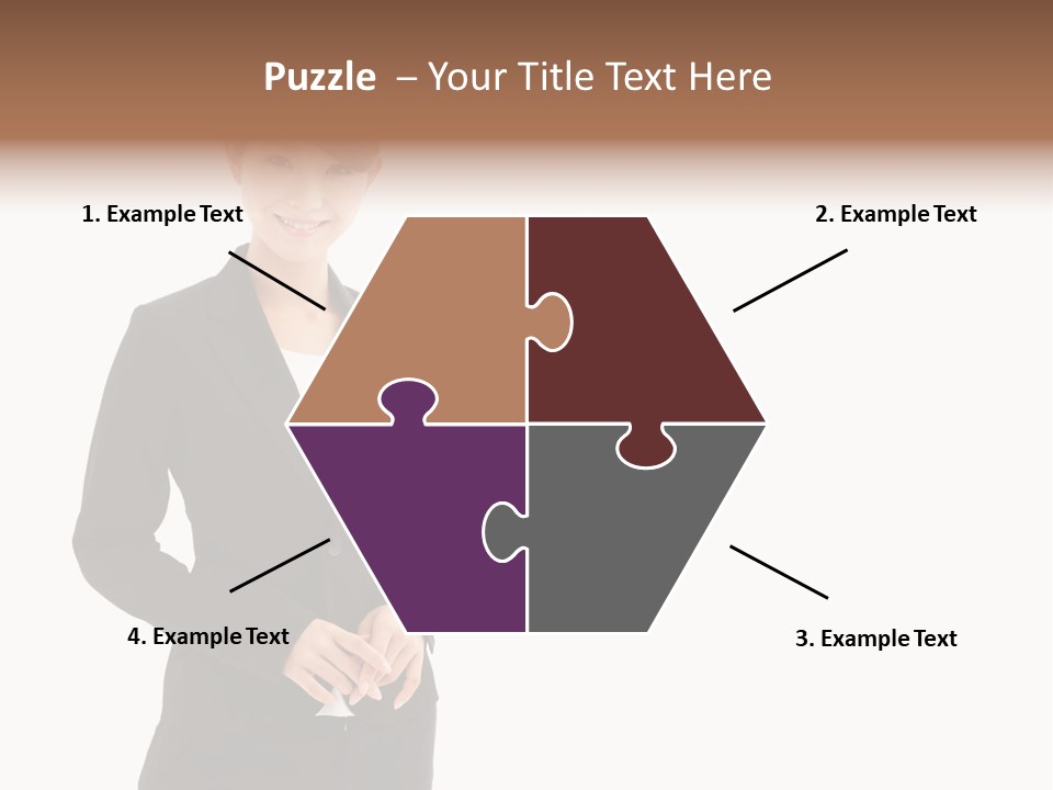 Attractive Suit Assistant PowerPoint Template