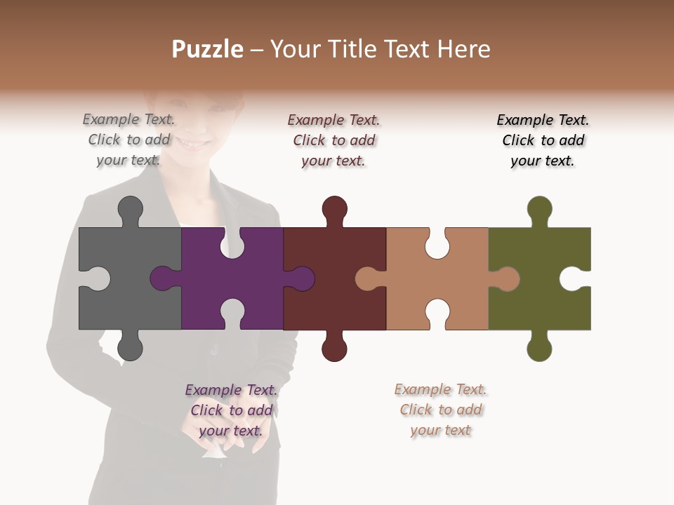 Attractive Suit Assistant PowerPoint Template