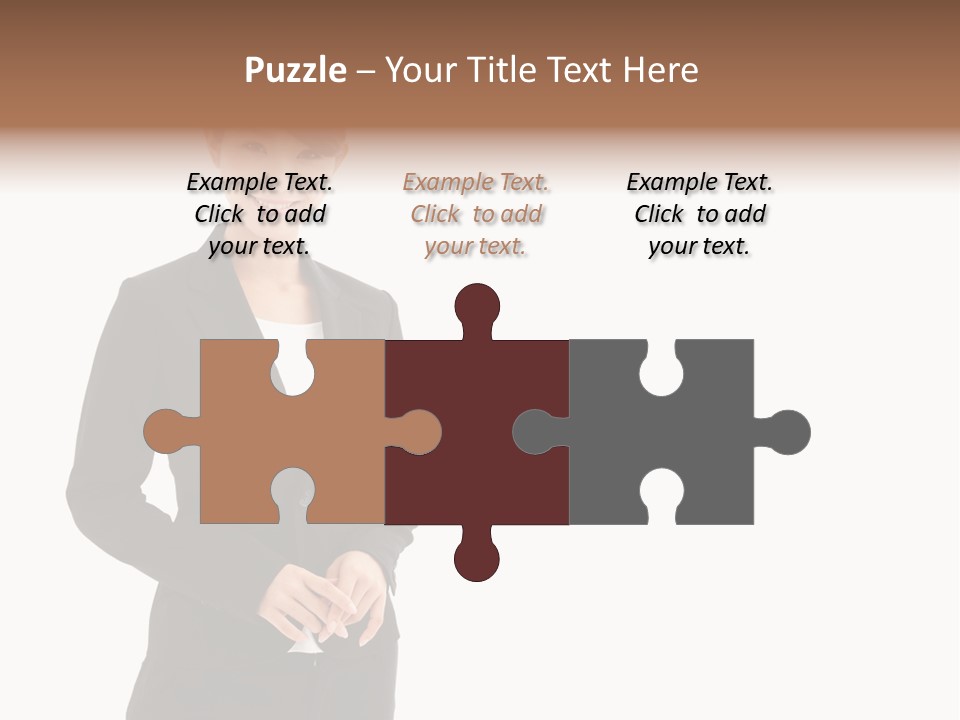 Attractive Suit Assistant PowerPoint Template