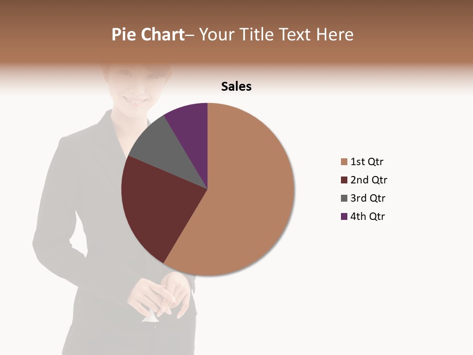 Attractive Suit Assistant PowerPoint Template