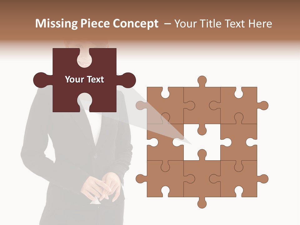 Attractive Suit Assistant PowerPoint Template