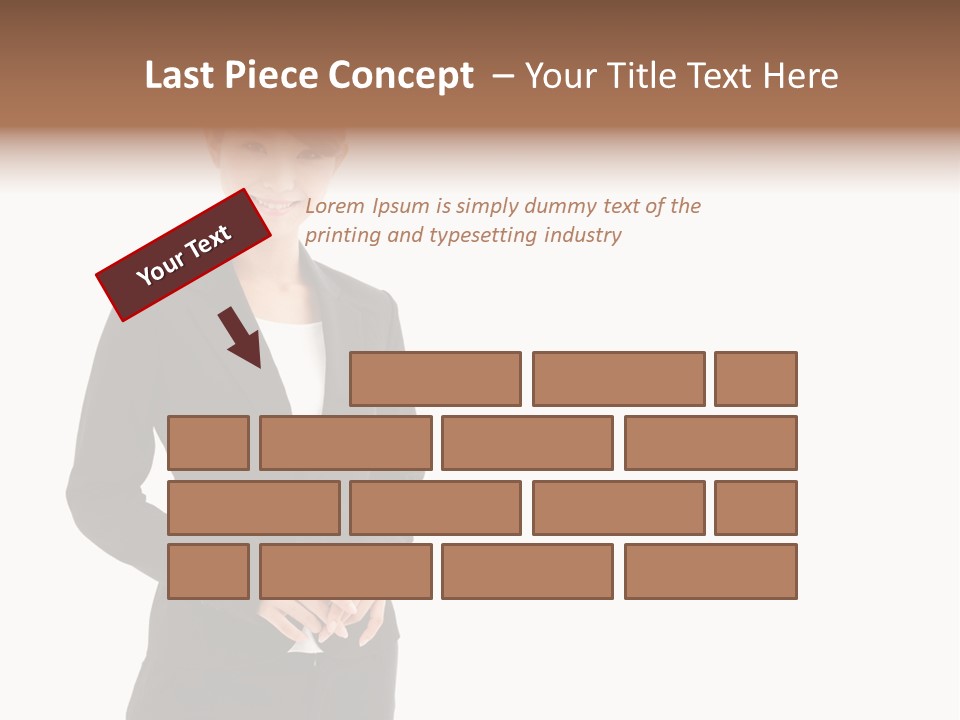 Attractive Suit Assistant PowerPoint Template