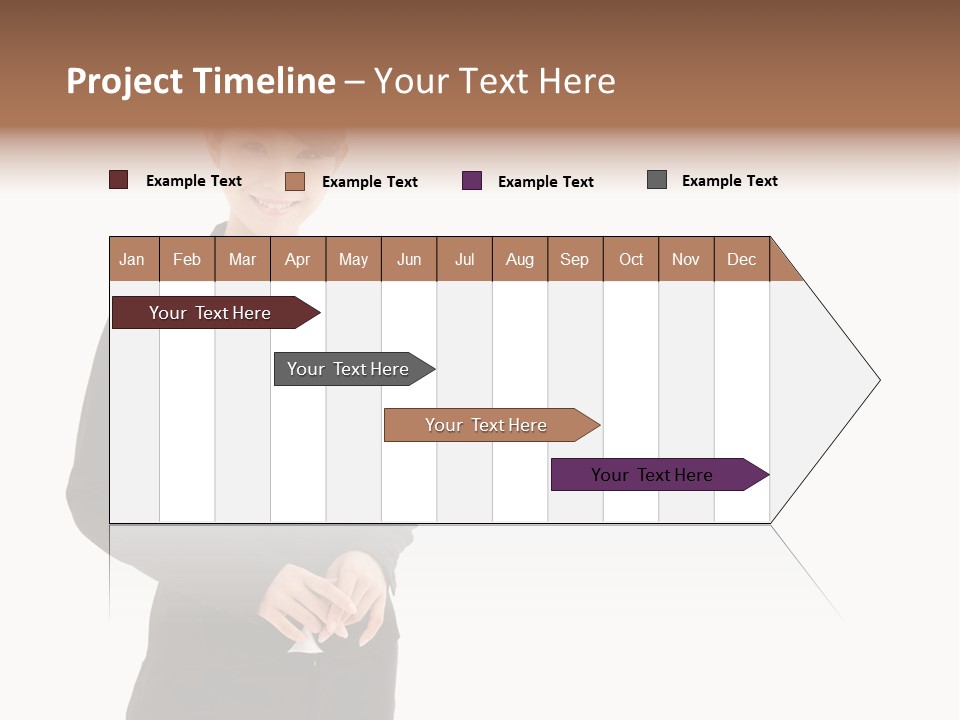 Attractive Suit Assistant PowerPoint Template
