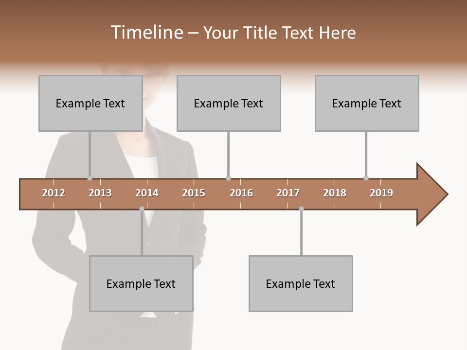 Attractive Suit Assistant PowerPoint Template