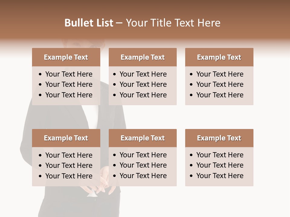 Attractive Suit Assistant PowerPoint Template