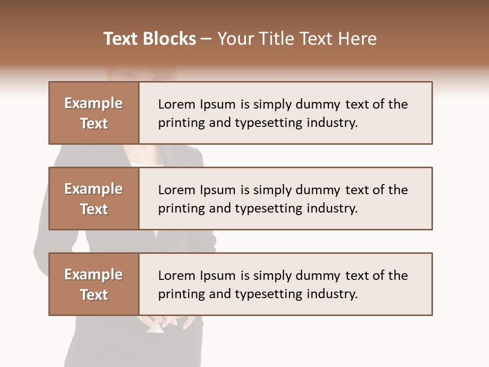 Attractive Suit Assistant PowerPoint Template