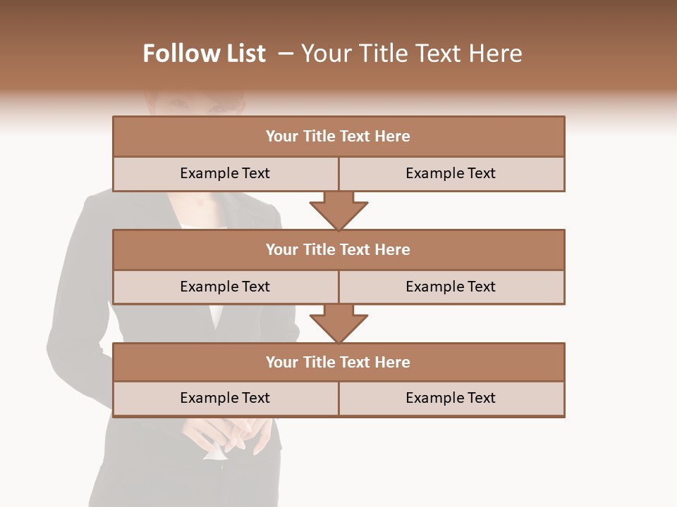 Attractive Suit Assistant PowerPoint Template