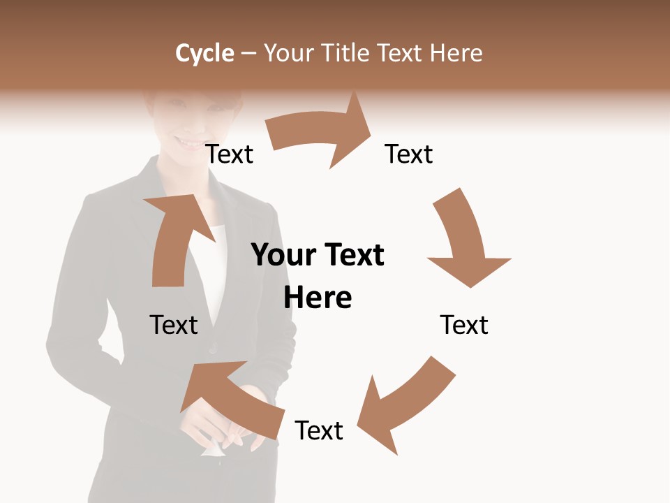Attractive Suit Assistant PowerPoint Template