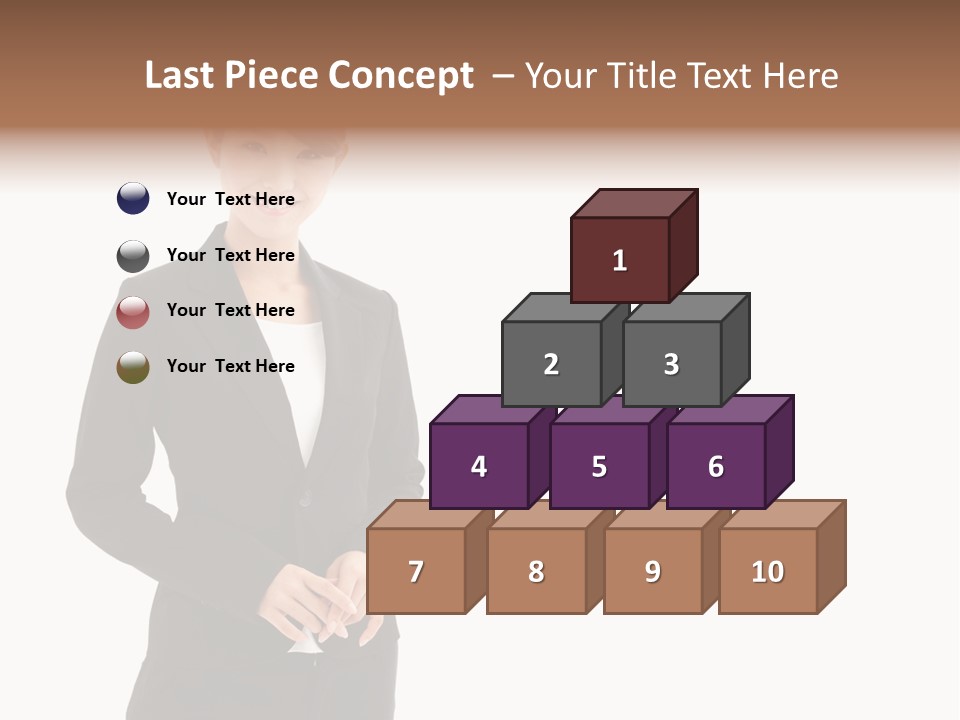 Attractive Suit Assistant PowerPoint Template