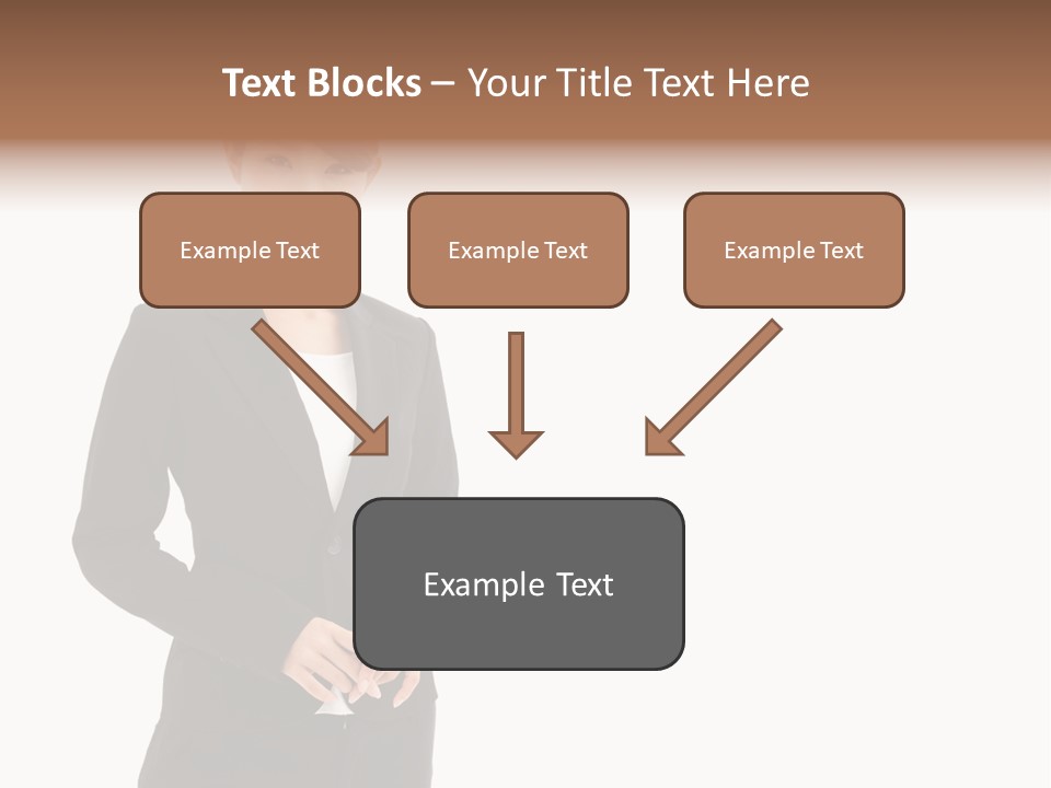 Attractive Suit Assistant PowerPoint Template