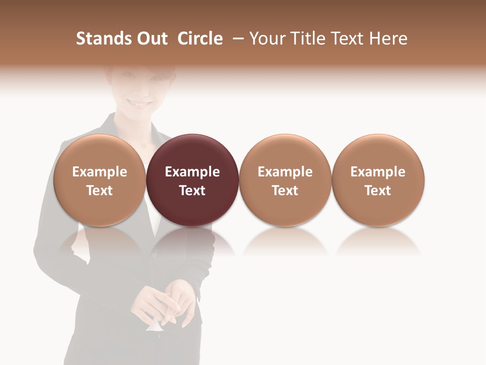 Attractive Suit Assistant PowerPoint Template