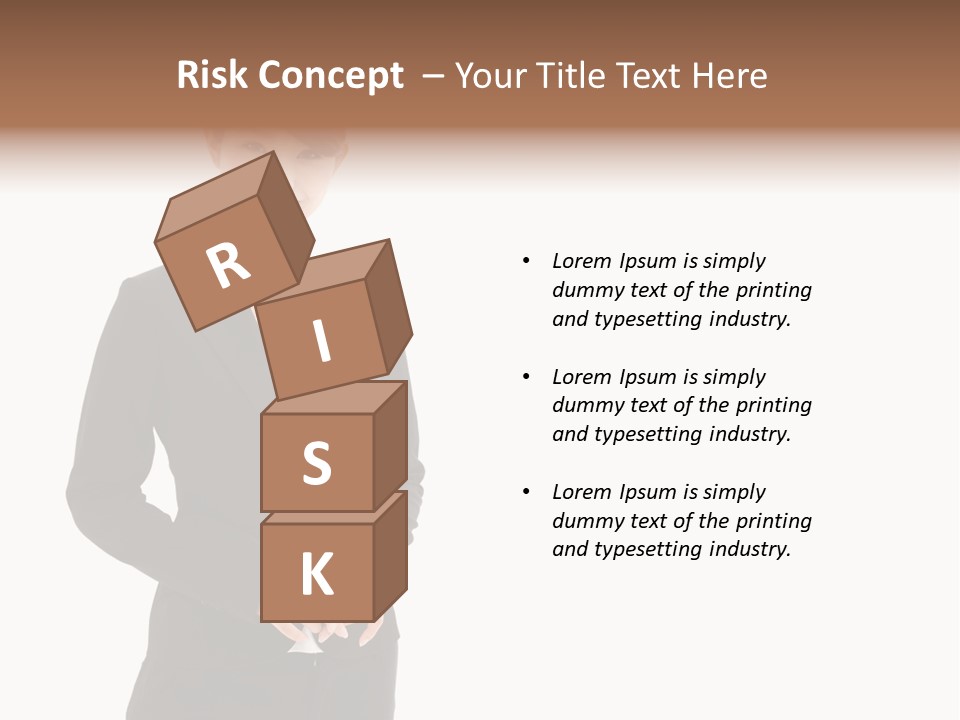 Attractive Suit Assistant PowerPoint Template