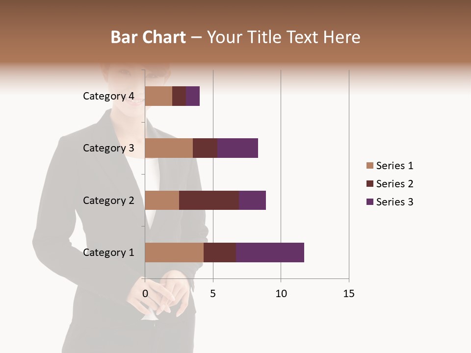 Attractive Suit Assistant PowerPoint Template
