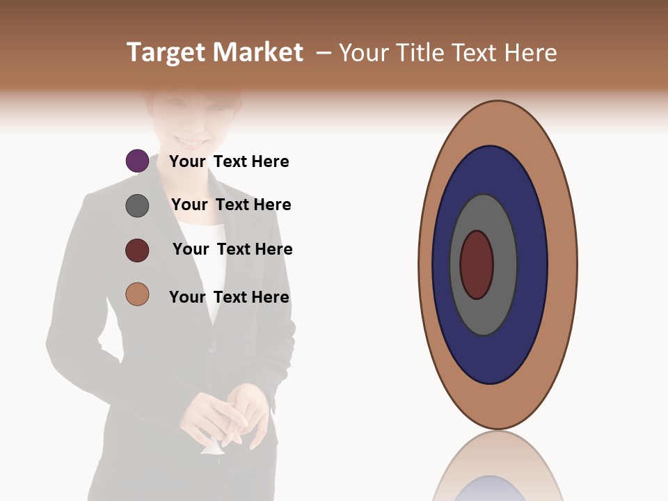 Attractive Suit Assistant PowerPoint Template