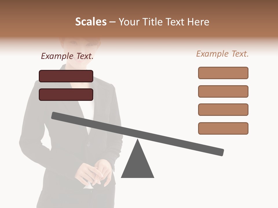 Attractive Suit Assistant PowerPoint Template