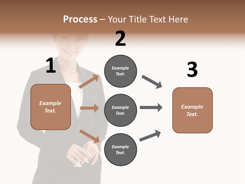 Attractive Suit Assistant PowerPoint Template